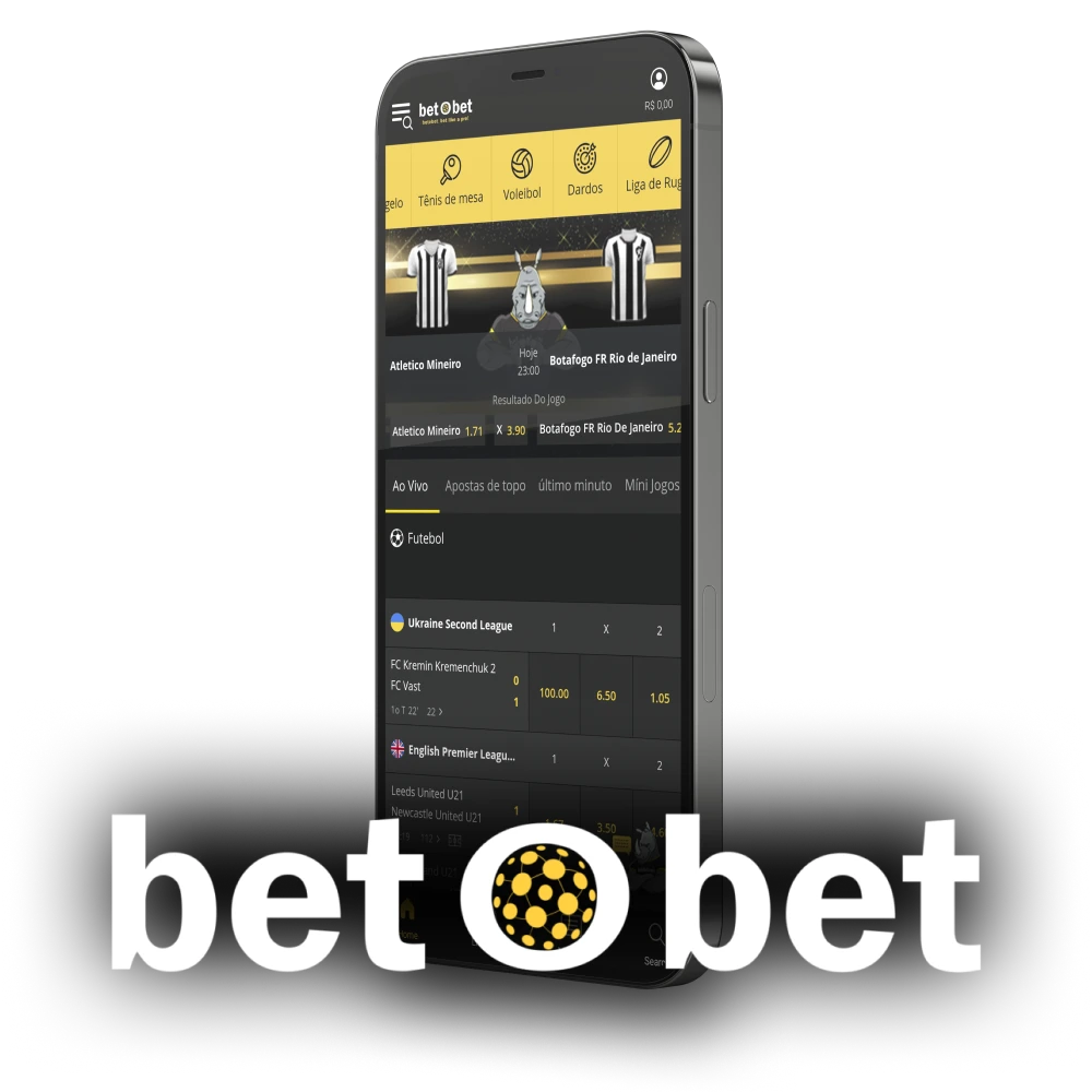 Use o aplicativo Betobet para apostar.