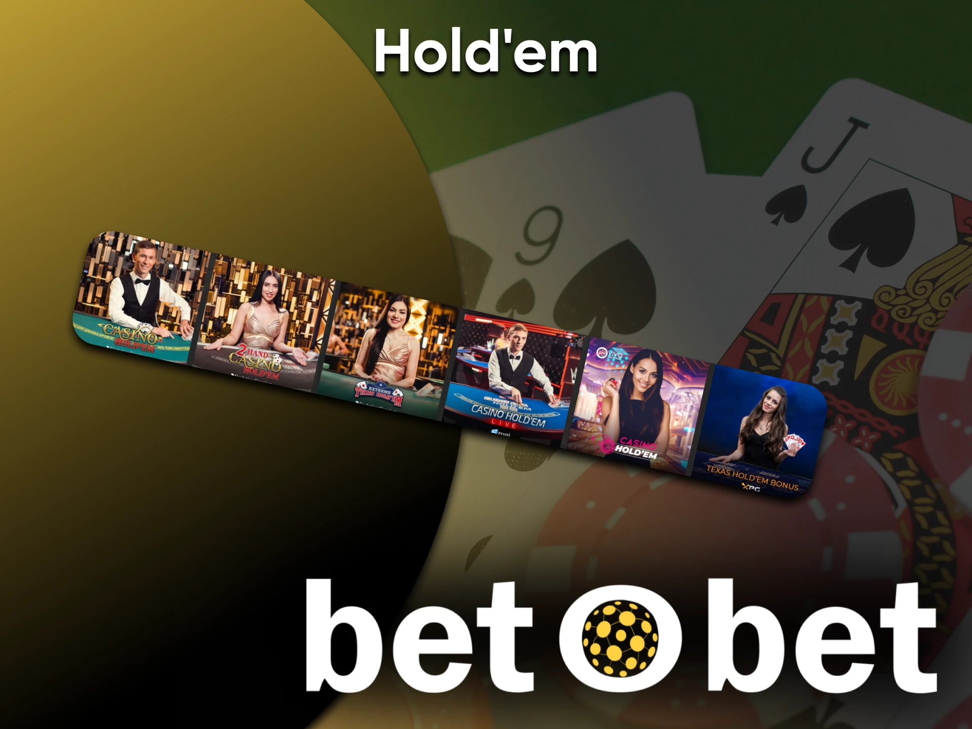 Para jogar Hold'em, vá a uma seção especial do Betbet.