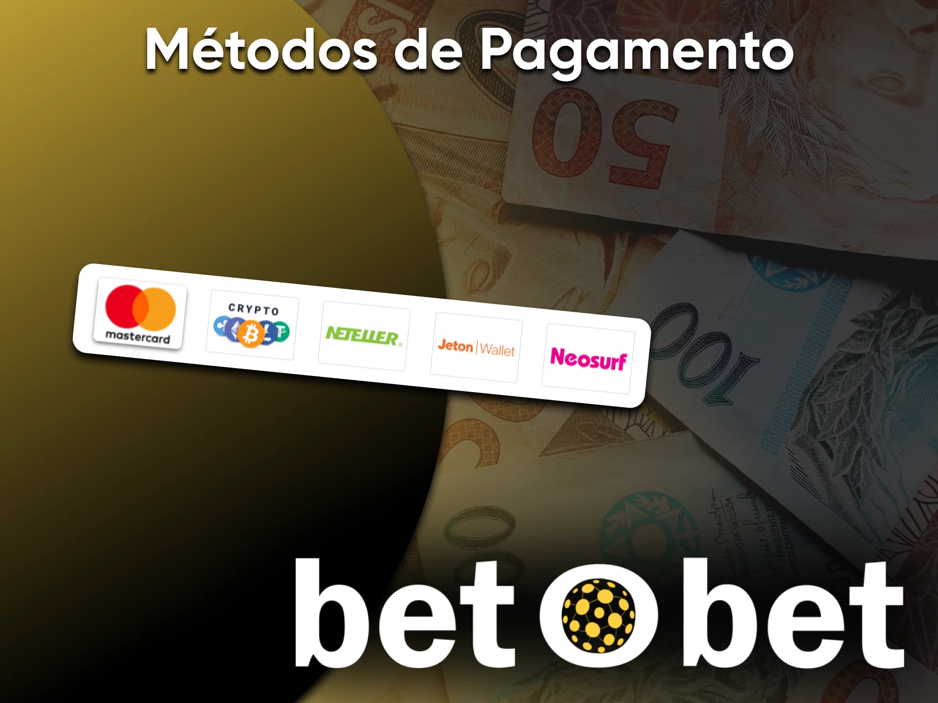 Escolha um método de depósito conveniente para os jogos de cassino Betobet.