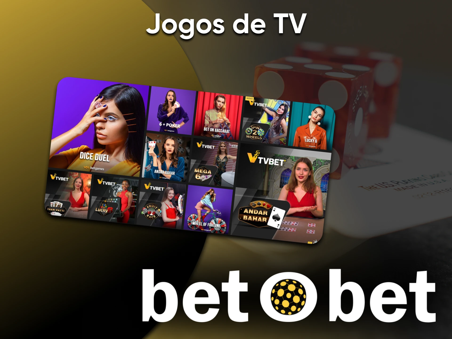 Participe de jogos de TV com Betobet.