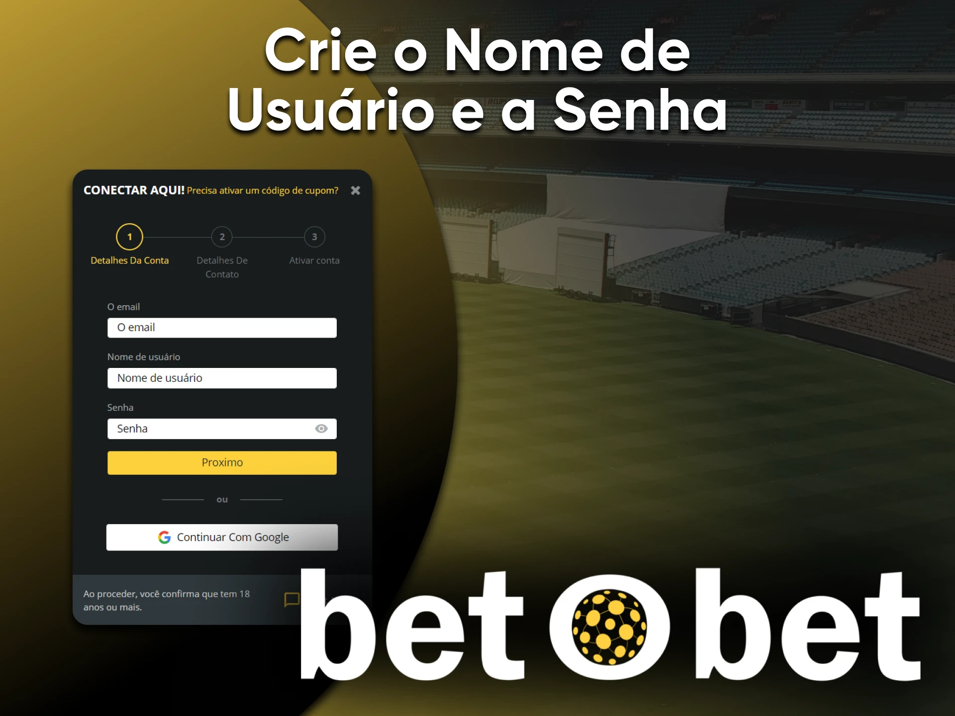 Para apostar no Betobet, você precisa se registrar.