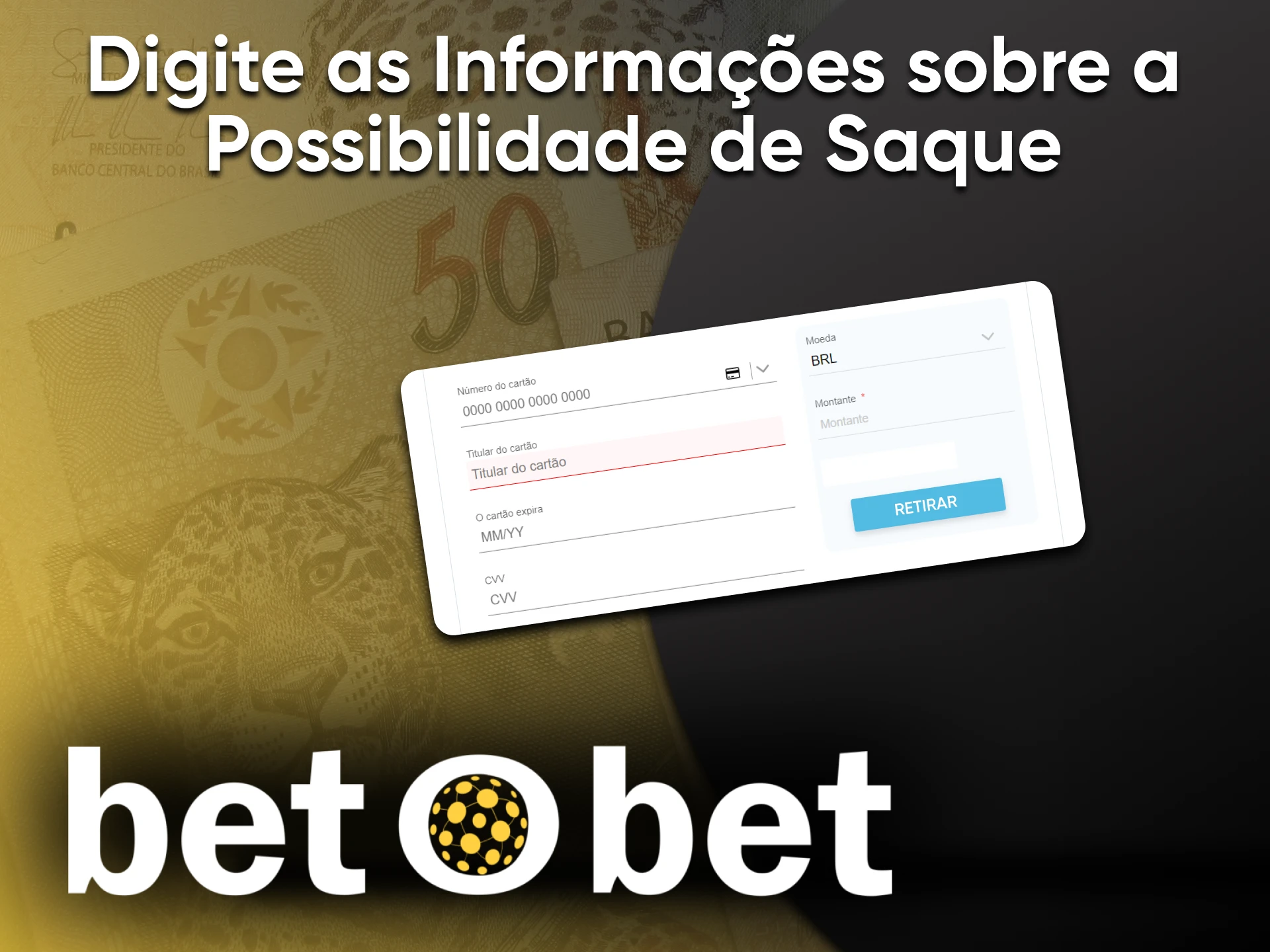 Para retirar fundos do Betobet, você pode escolher mais de uma moeda.