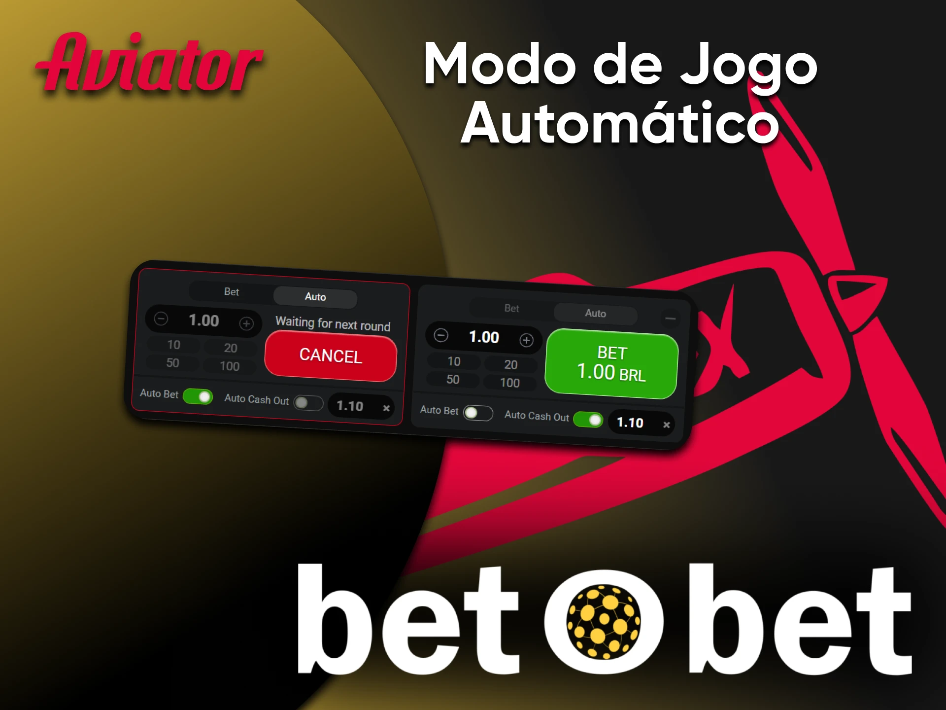 Você pode usar o jogo Aviator automático da Betobet.